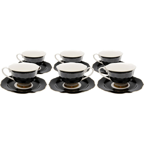 Kare Design Koffiekoppen Harlequin zwart (6/set) - vtwonen shop