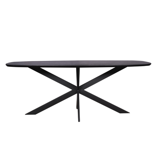 Starfurn  eettafel Ferris - zwart - 100x200x76cm - vtwonen shop