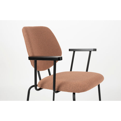 Housecraft Living Zelo Eetkamerstoelen Armleuning Roze - Set van 2 - vtwonen shop