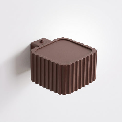 Sollux Lighting Wandlamp RIFF bruin Gx53 - 10x12x6cm