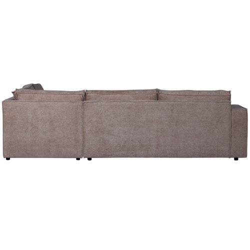 Basiclabel hoekbank rechts Hajo - Chenille - Taupe - 84x283x197 - vtwonen shop