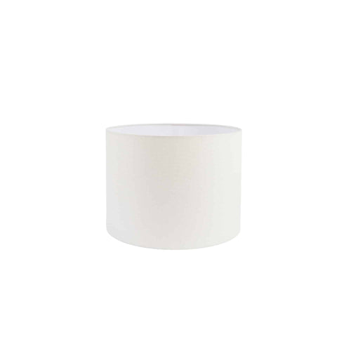 Light & Living lampenkap Linen - wit - Ø40cm