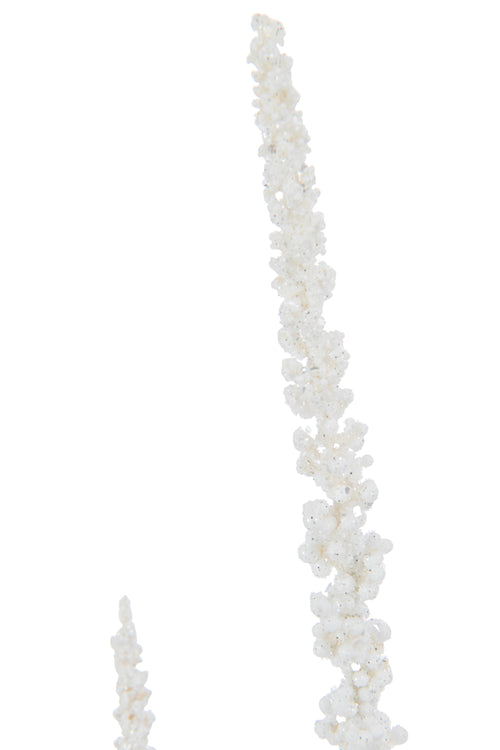 J-Line decoratie tak Astilbe 5 Delig - kunststof - wit - 24 stuks - vtwonen shop