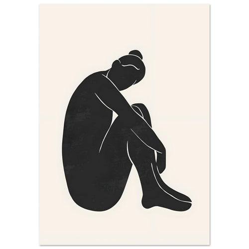 Artfulprints  Matisse - The shy lady   poster A4 21x29.7 cm - vtwonen shop
