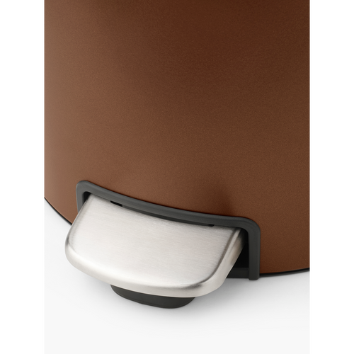 NewIcon pedaalemmer 30 liter met kunststof binnenemmer - Warm Bronze - vtwonen shop