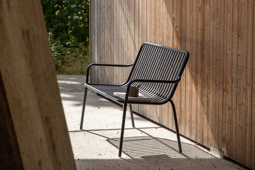 Rebellenclub Tuinbank Electra - 130 x 64 cm - Zwart - vtwonen shop