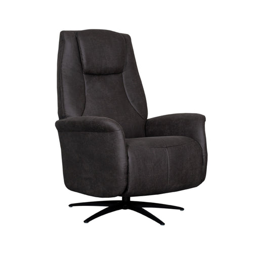 LABEL51 Fauteuil Stockholm Elektrisch - Antraciet Stof - Draaibaar - vtwonen shop