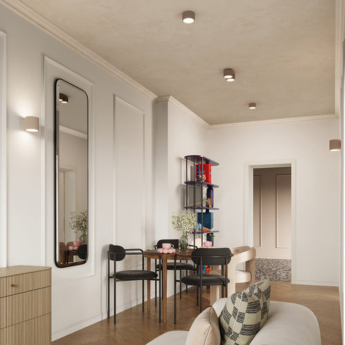 Sollux Lighting Plafondlamp AURA 2 taupe Gx53 - 21x10x12cm
