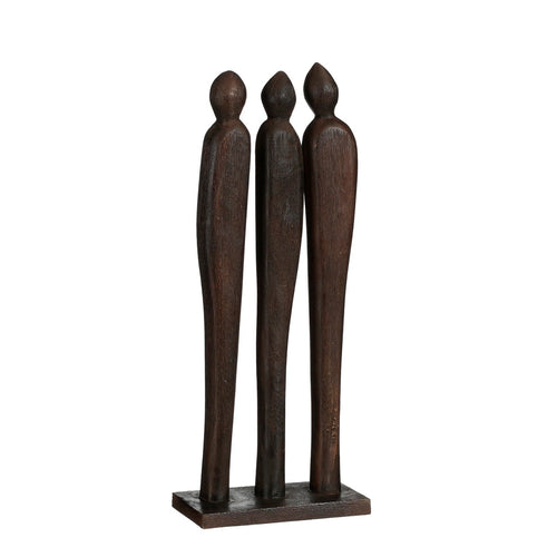 Mica Decorations Pegara Woondecoratie - L7 x B18 x 46 cm - FSC 100% Mangohout - Bruin