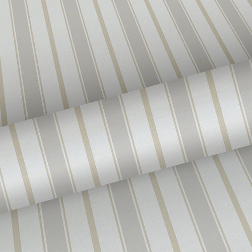 Sanders & Sanders behang strepen grijs en beige - 53 cm x 10.05 m - 640700