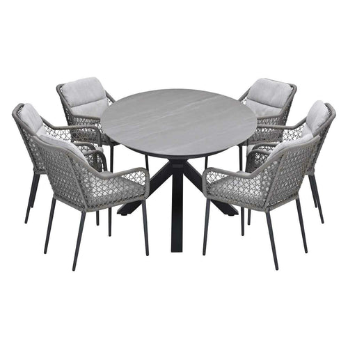 Garden Impressions tuinset Pemba - Scot - Napoli sand - 230x115 cm - 7-delig
