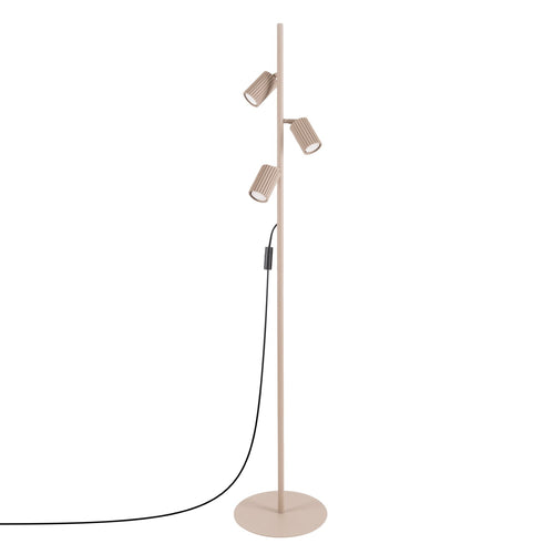 Sollux Lighting Vloerlamp KARBON 3 taupe - 30x30x155cm