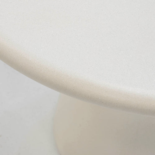 DÉJA Living Eettafel Brunn - Rond Beige Eco Composiet - 80cm - vtwonen shop