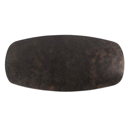 Hoyz Collection - Eettafel Metallic Deens Ovaal 180 Cm - Zwartbruin - vtwonen shop