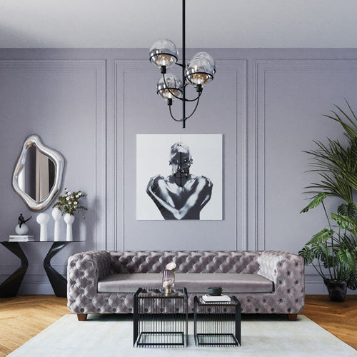 Kare Design Hanglamp Lantern Zwart