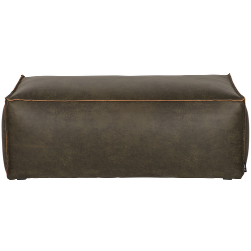 BePureHome poef Rodeo- Eco-leder - Army - 43x120x60 - vtwonen shop