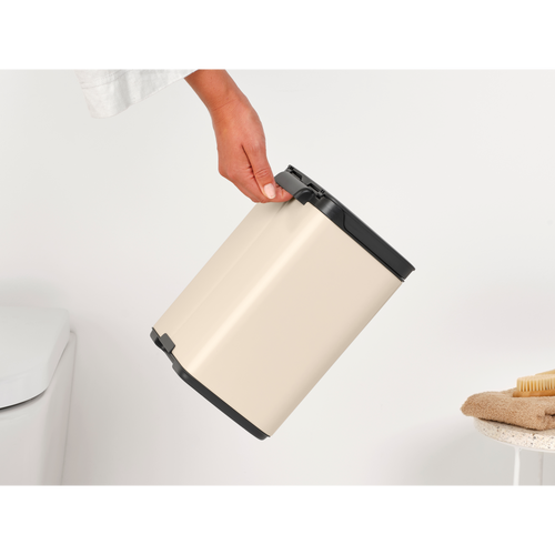 Brabantia Bo Afvalemmer, 4 liter - Soft Beige