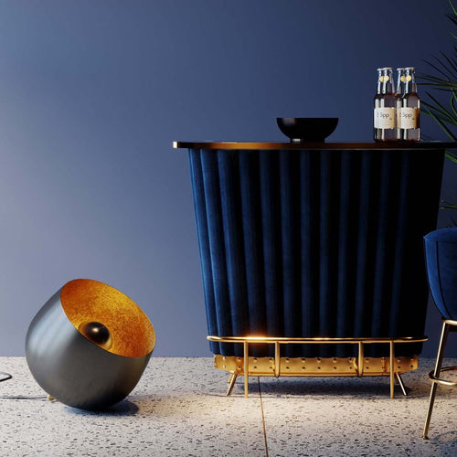 Kare Design tafellamp Apollon Smooth - 50cm - donkergrijs - vtwonen shop