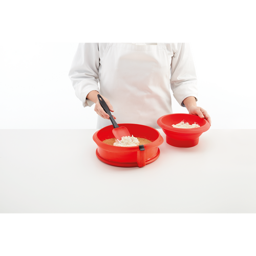 Lékué Springvorm Rond + Keramisch bord ø23 cm