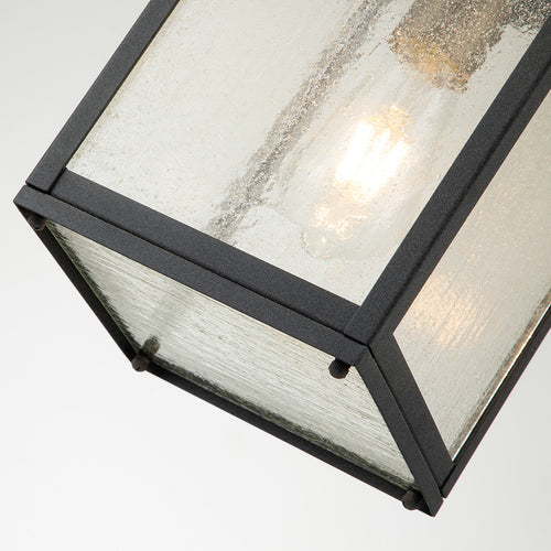 Elstead Kichler Lahden Hanglamp voor buiten Verweerd zink, IP44