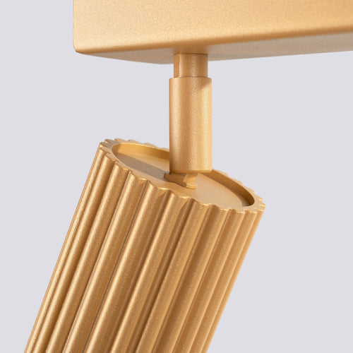Sollux Lighting Plafondlamp KARBON 2 goud - 30x6,5x16,5cm