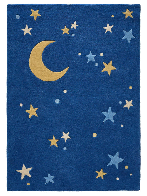 benuta kindervloerkleed Alex - blauw - 120x170 cm