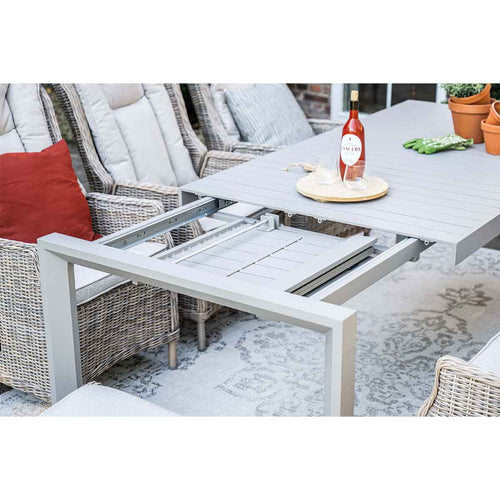 Latina uitschuifbare tafel - 180/230x100 cm - taupe