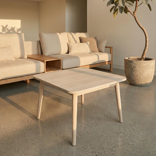Furnhouse salontafel Nyborg - Witte olie - 70x70x52