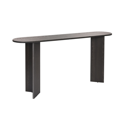 Calicosy - SIRA Design haltafel - Zwart hout - 35x150x75 cm