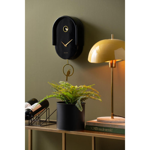 Karlsson wandklok Tweet - zwart - 20x8.5x42cm - vtwonen shop