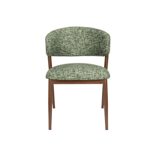 Housecraft Living Patti Eetkamerstoelen Gemêleerd Groen - Set van 2