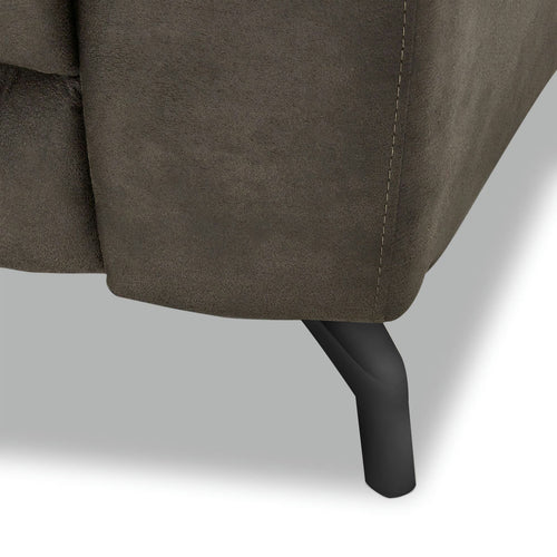 Furnhouse 3-zitsbank Selesta - Taupe - Stof - 96x222x101
