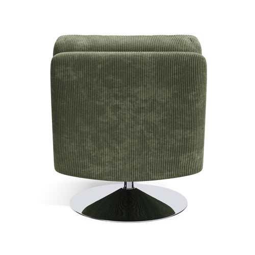 Sia Home - Fauteuil TIMELESS - Corduroy - Retro groen - 60.14cm