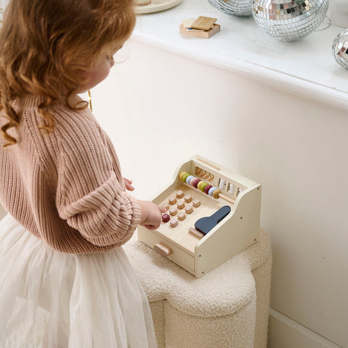 Petite Amélie Houten speelgoed kassa Noisette 31 dlg - vtwonen shop