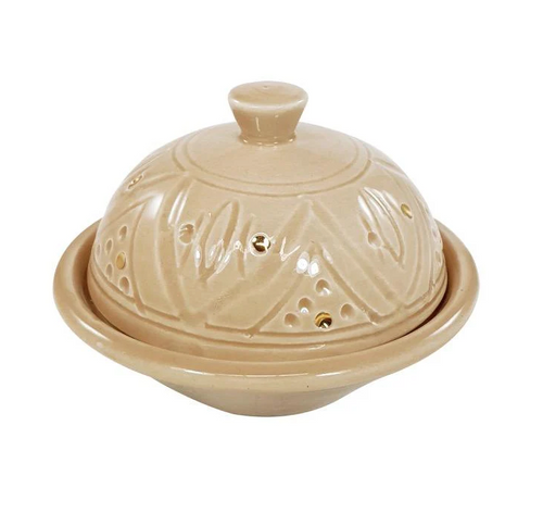 Chabi Chic Botervloot - Empreinte -zand/goud - keramiek - Ø 9 cm x H 10 cm - vtwonen shop