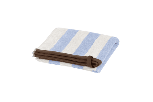 noo.ma Gobo handdoek babyblauw - katoen 50 x 80 cm