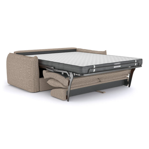 Premium Interiors - Snel uitklapbare slaapbank ICON - bouclette mol 208cm