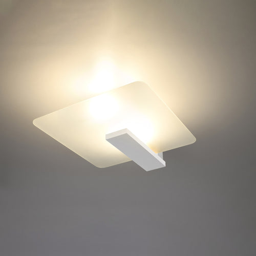 Sollux Lighting Plafondlamp LAPPO wit - 40x14x47,5cm