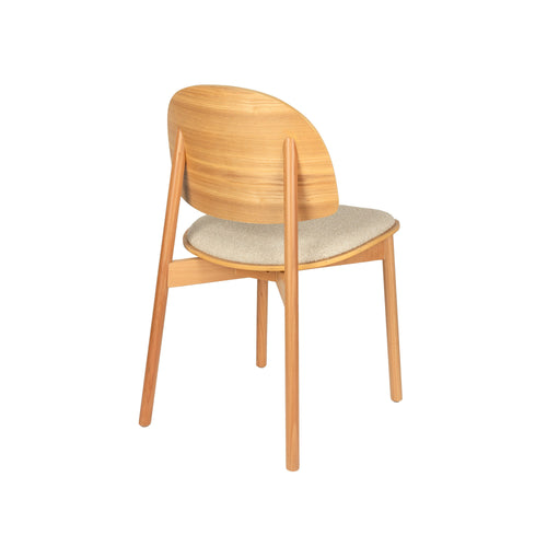 Zuiver Sunrise Eetkamerstoelen Hout Naturel - Set van 2