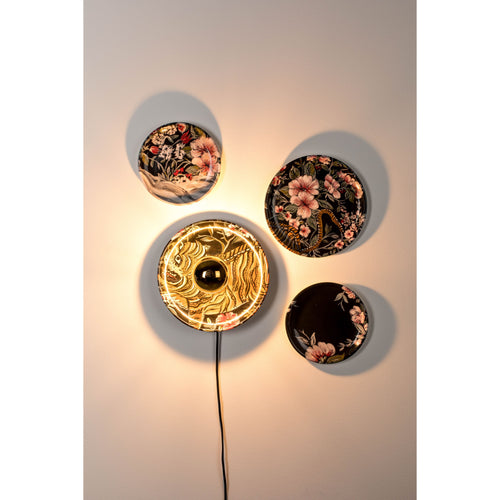 Bold Monkey No Food Here wandlamp tijger - Set van 4 - vtwonen shop