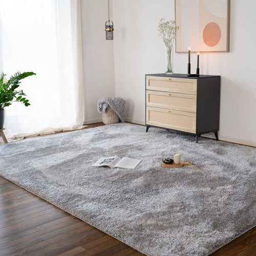 Home Deluxe hoogpolig vloerkleed SOFI donkergrijs