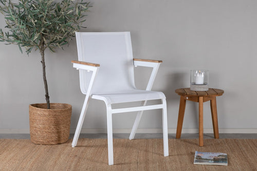 Rebellenclub  Tonga Tuinstoel - Set van 2 - Wit