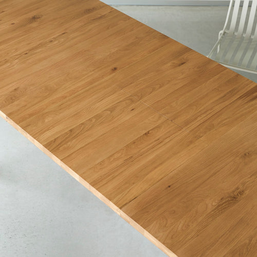 Tikamoon Massief eiken uitschuifbare tafel voor 6/12 personen - Naturel - vtwonen shop