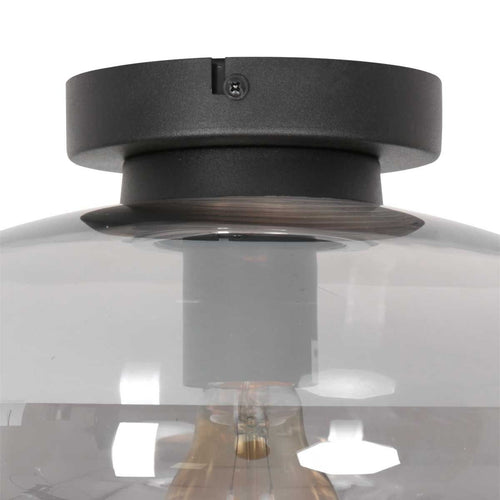 Steinhauer plafondlamp reflexion - 1 lichts - 30x 19.5 cm - zwart - vtwonen shop