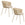 Housecraft Living Jessica Eetkamerstoelen Armleuning Beige - Set van 4
