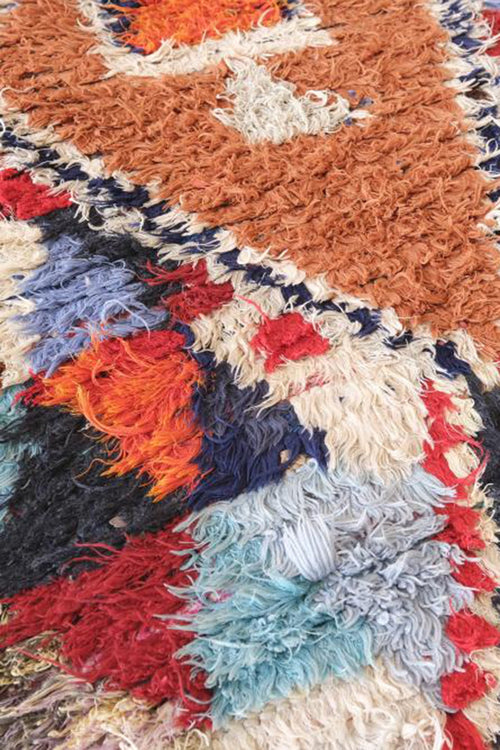 AFK Living vloerkleed Berber - handgemaakt - Wol - 218 x 100 cm - vtwonen shop