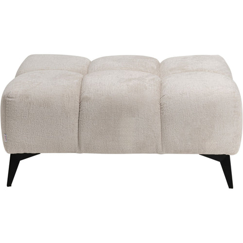 Kare Design Kruk Nia fluweel creme
