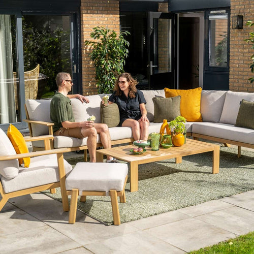 Garden Impressions Loungeset Ariane 5-delig - light teak look
