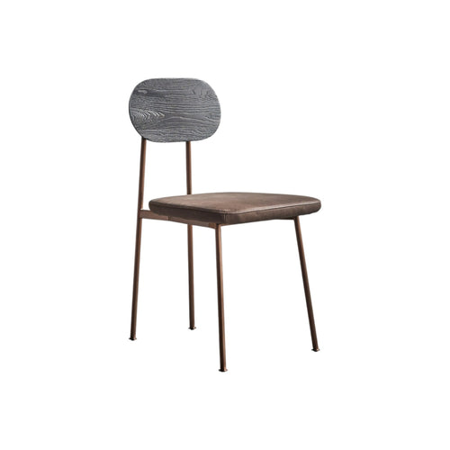 Tikamoon Mohawk massief eiken stoel in chocoladebruin - Bruin - vtwonen shop