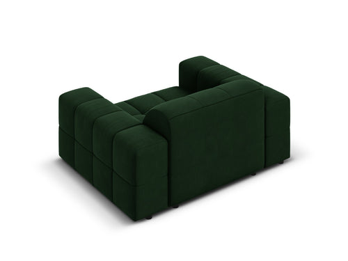 Cosmopolitan Design Fauteuil Chicago flueel flessengroen - 102x132x78cm